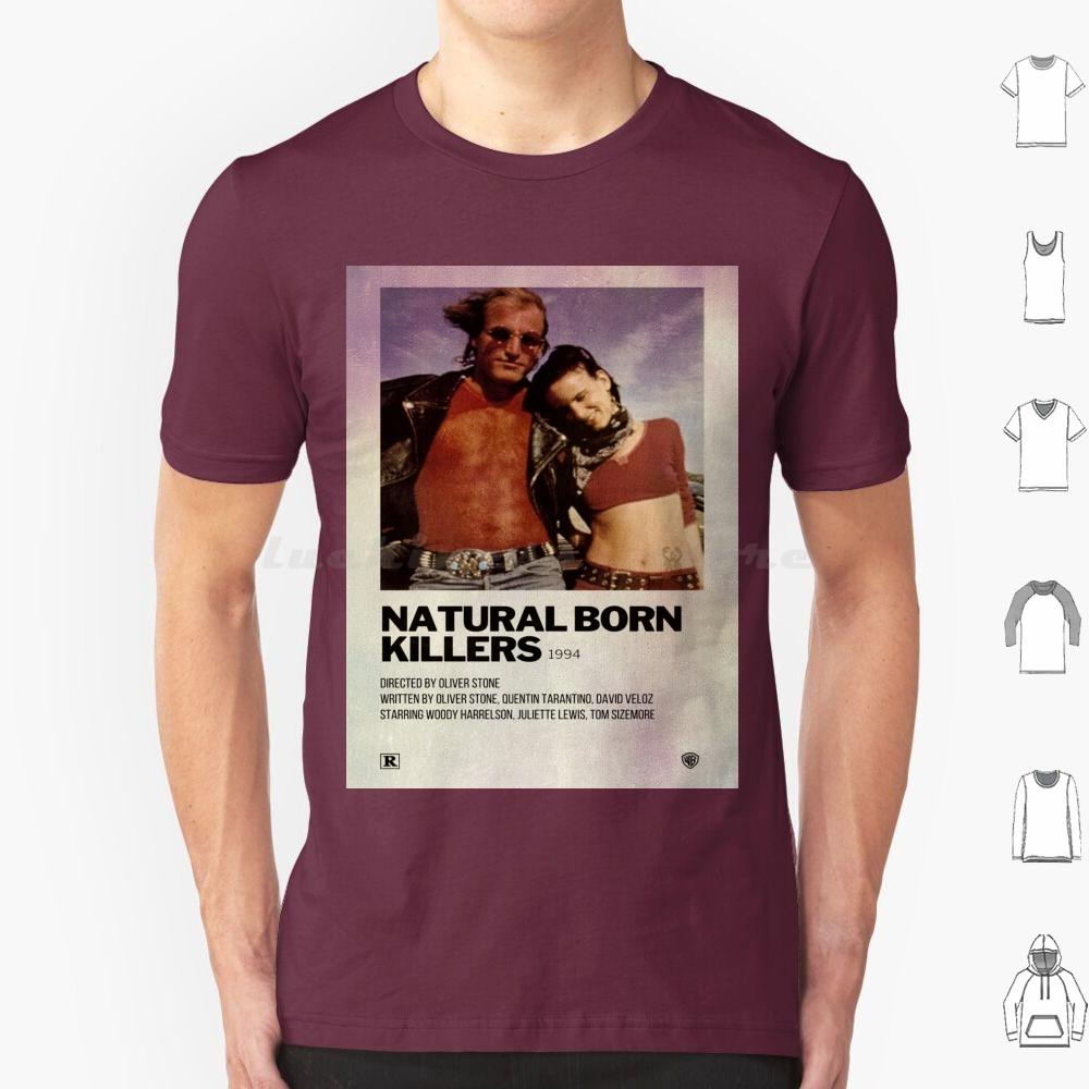 Natural Born Killers Poster T Shirt Big Size 100 Cotton Natural Born Killers Quentin Tarantino Tarantino Mickey And Mallory