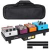 GOKKO Guitar Effects Pedal Aluminum Durable and with Carrying Bag Ultra-Lightweight Board, Alloy, Durable, (S-Black)