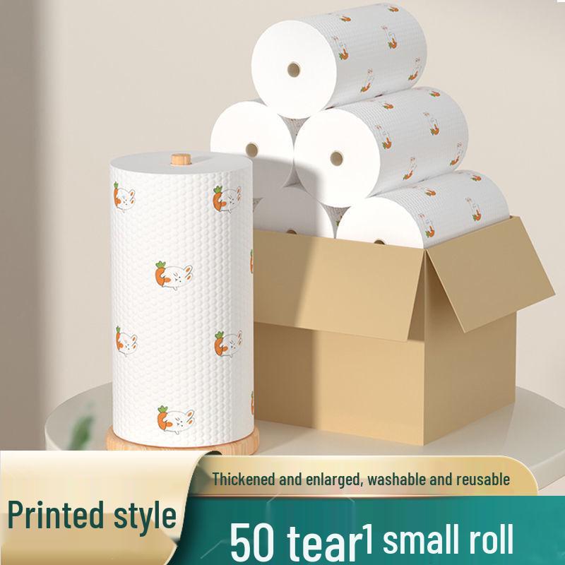 Thickened Dual-Use Kitchen Cloth: Disposable Wet & Dry Water-Absorbing Dishwashing Rags