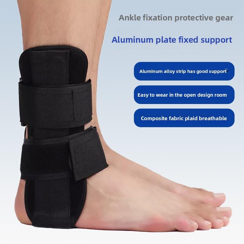 Sports Ankle Splint Fixing Belt, Basketball Anti-sprain Aluminum Plate Strap, Pressurized Ankle Joint Foot Guard, Ankle Guard