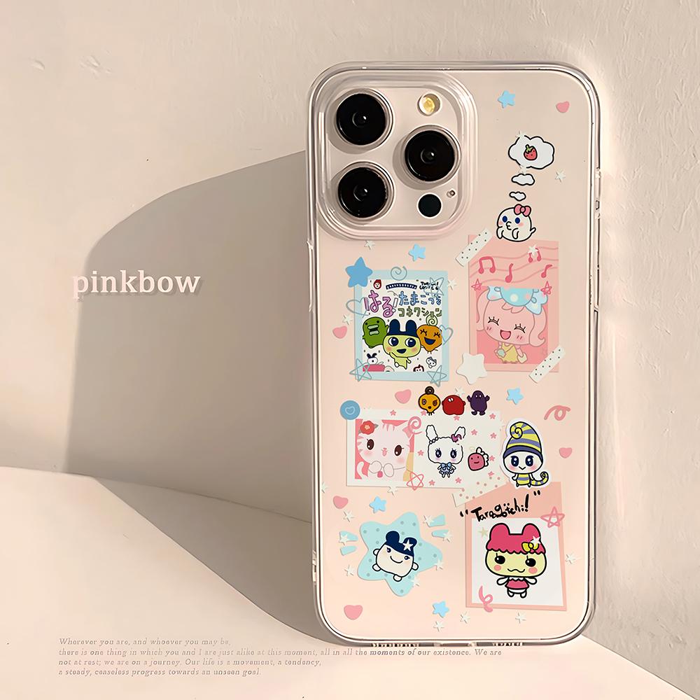 Kawaii Tamagotchi Game Phone Case For Oppo Realme C63 C53 10 9 C30 C15 C20 C21 C21Y C31 C33 C35 C55 14 11 5 Pro 5G Clear Cover