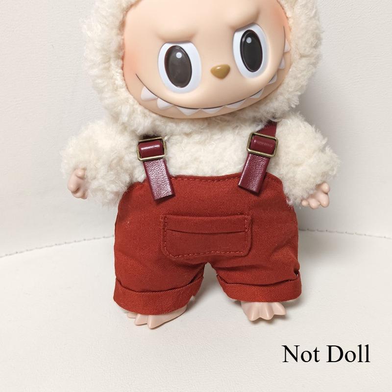 Overalls Labubu Fabric Clothes Labubu Rompers First and Second Generation Doll Replacement Clothes Doll Clothes Doll Accessories