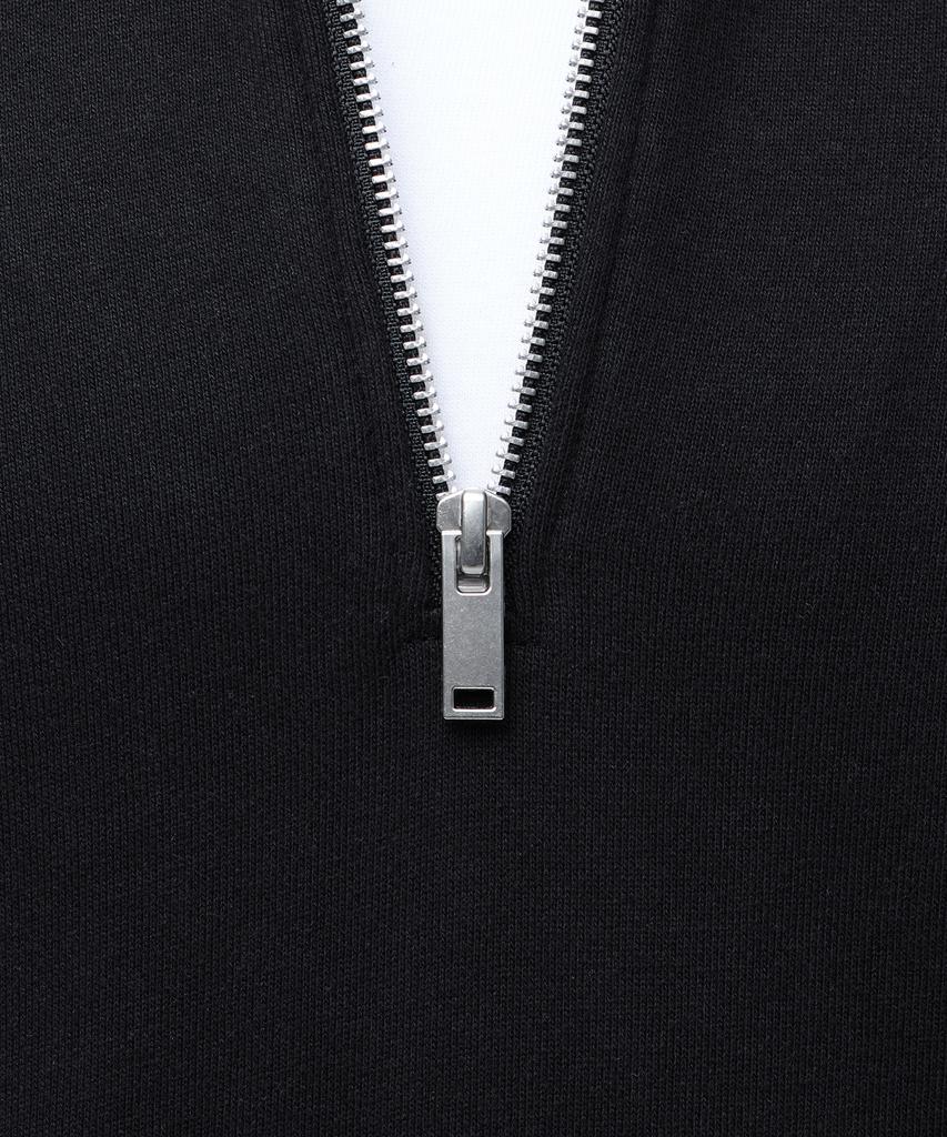 Musinsa Standard Oversized Half Zip Sweatshirt [Black]