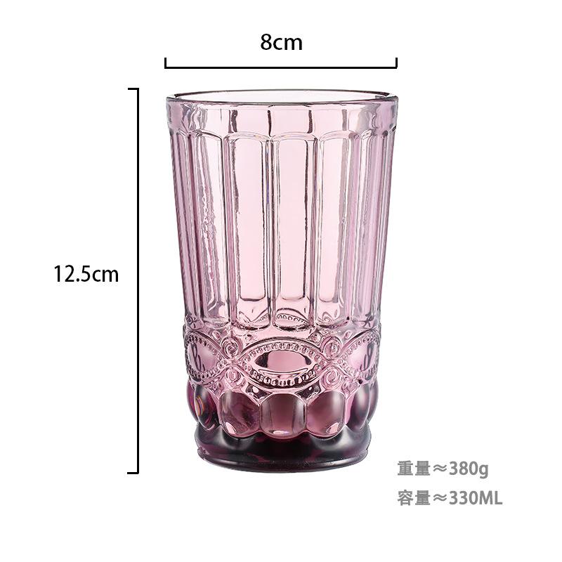 330 Ml Water Glass for Juice Beer Tea Milk Wine Drinking Drinkware for Cold Drink Glasses Family and Friends Party