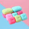 Practical Handmade Soap Box Case Dishes Waterproof Leakproof With Lock Cover 4 Colors