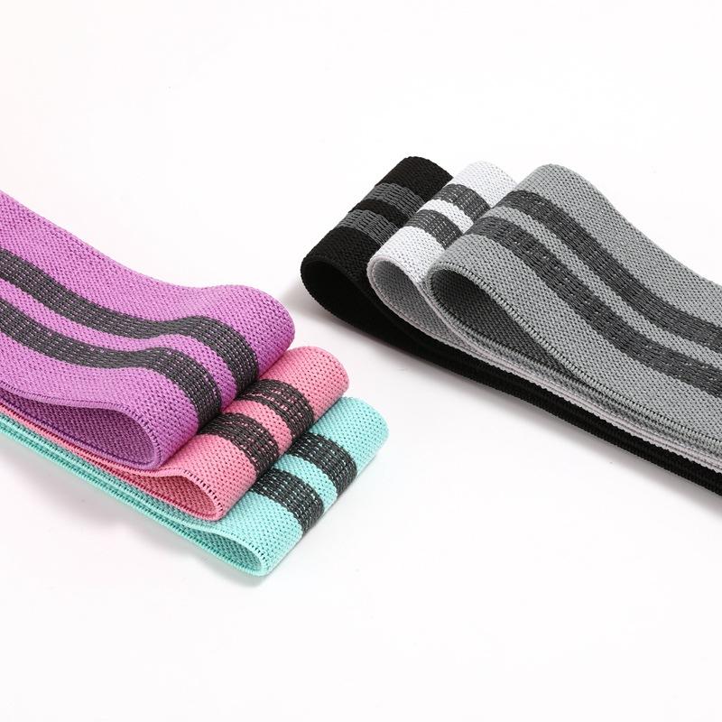 Yoga Band Durable Pull Band Hip Circle Anti-Slip Gym Fitness Resistance Band Exercises Elastic Band