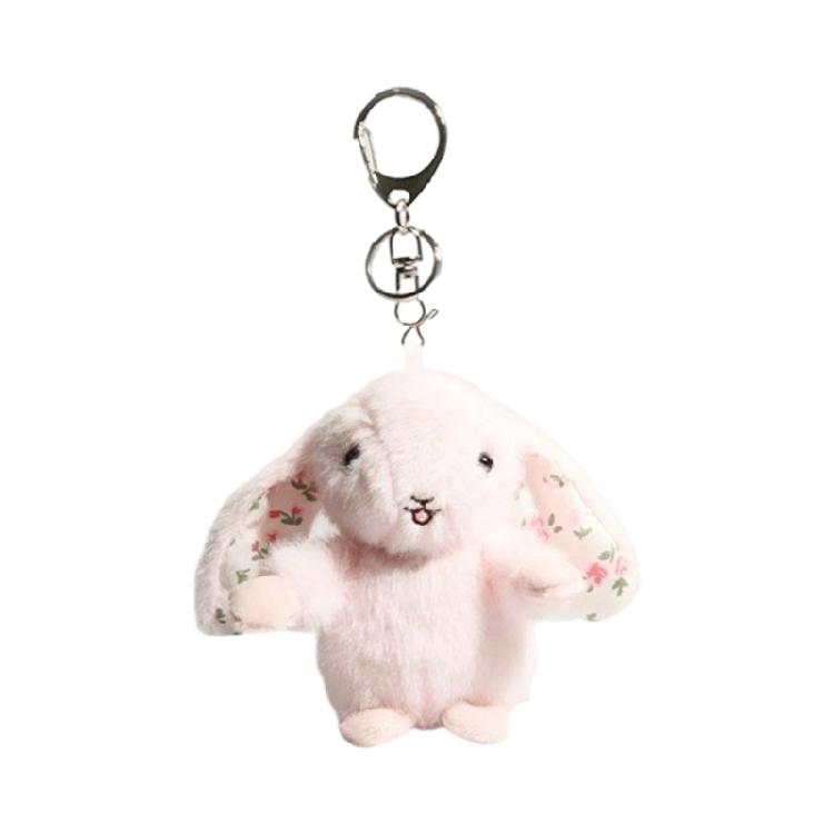 Charm Plüsch Hase Ornament Schlüsselanhänger Entzückende Hasen Dekoration PP Baumwolle Textur Taschenanhänger Geeignet Geburtstagsgeschenk