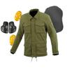 Komine Protective Field Winter Jacket for Motorcycles Black M JK-622