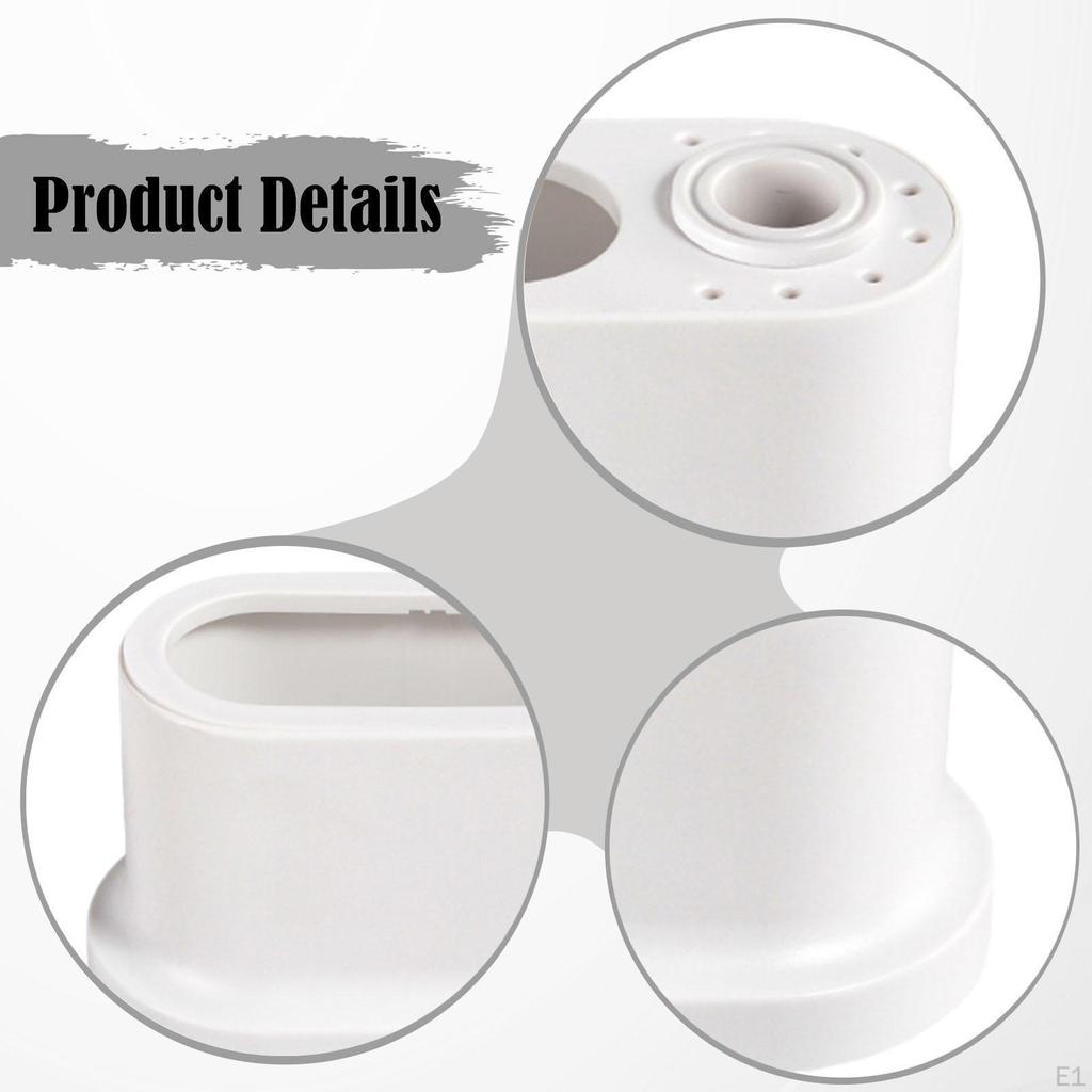 Nail Art Polishing Grinding Organizer, 8 Holes Drill Holder, Desk Display Rack, Stand, Desktop