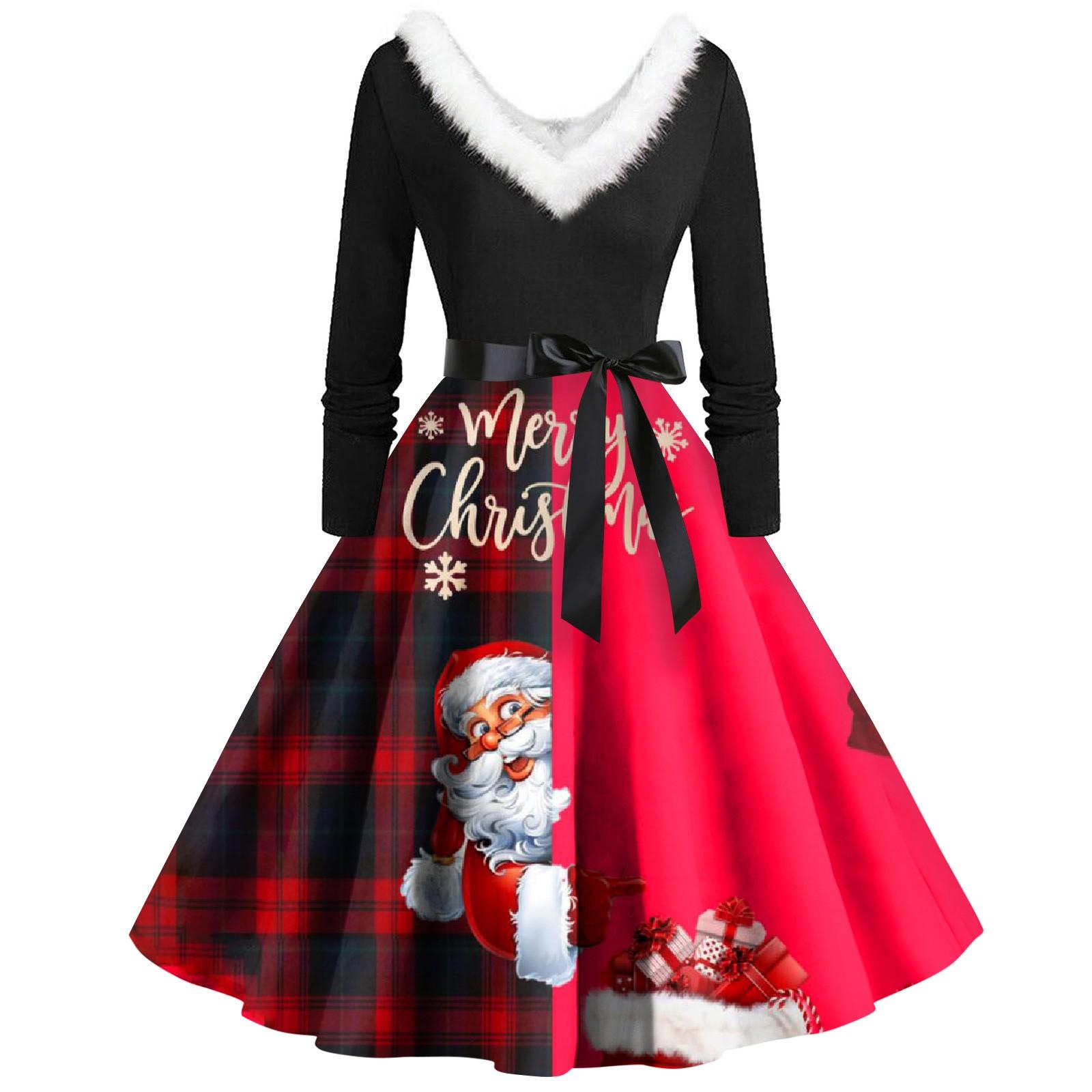 

Женское повседневное и модное платье на молнии с длинными рукавами и v-образным вырезом в тон M чёрный