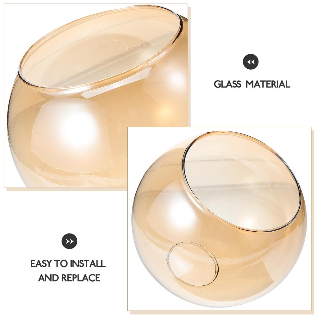 Glass Globe Light Fixtures Light Glass Lamp Shade Clear Floor Light Shade Ceiling Cover Pendant Chandelier Light Home Hotel Deco