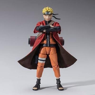 Figurine - TAMASHII NATIONS - Naruto Uzumaki Sage Mode - 14.5 Cm - 5 Pairs of Hands - 4 Facial Expressions