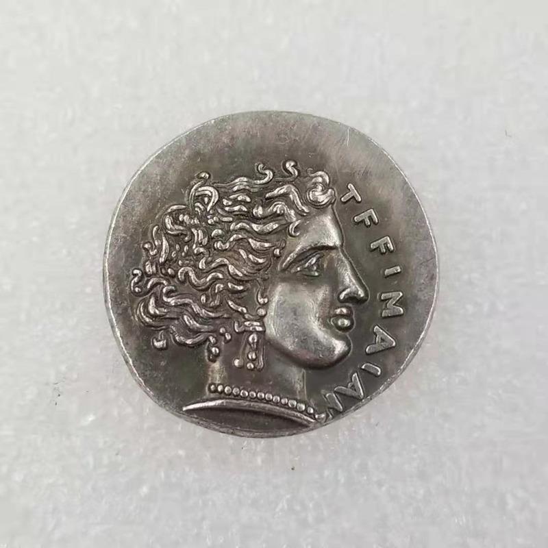 Antique Greek Coin-Inspired Copper Silver Round #2966 No