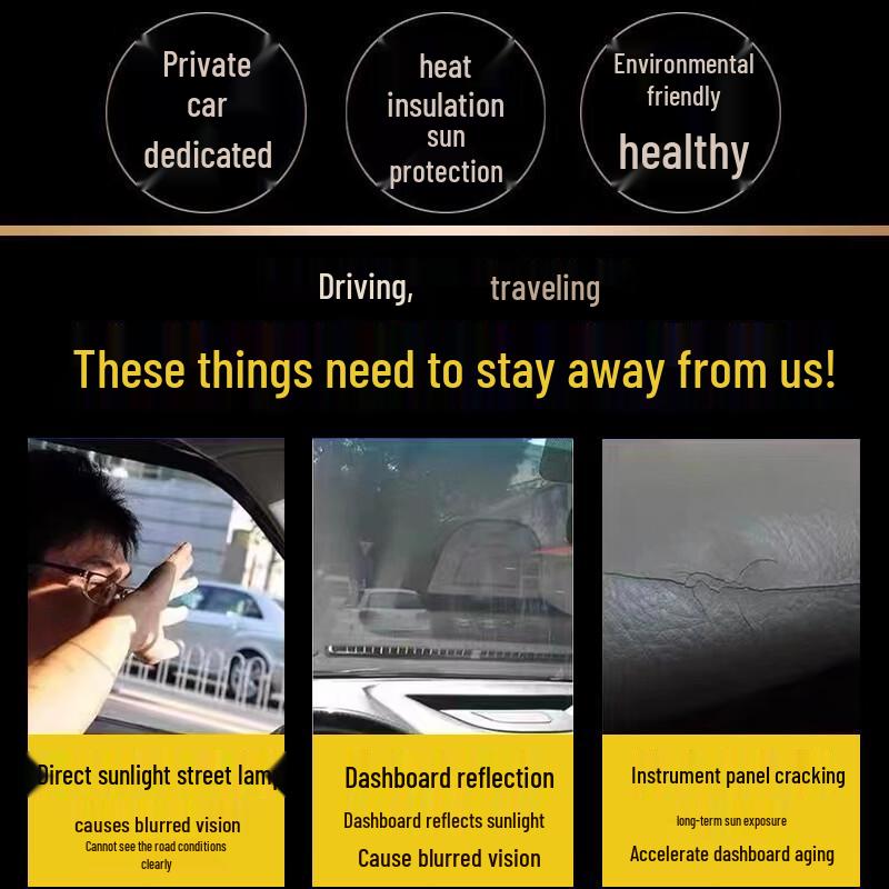 Jetour X70PLUS Sun Shade: Fits 25 Models, Front Dashboard Mat for Sun Protection
