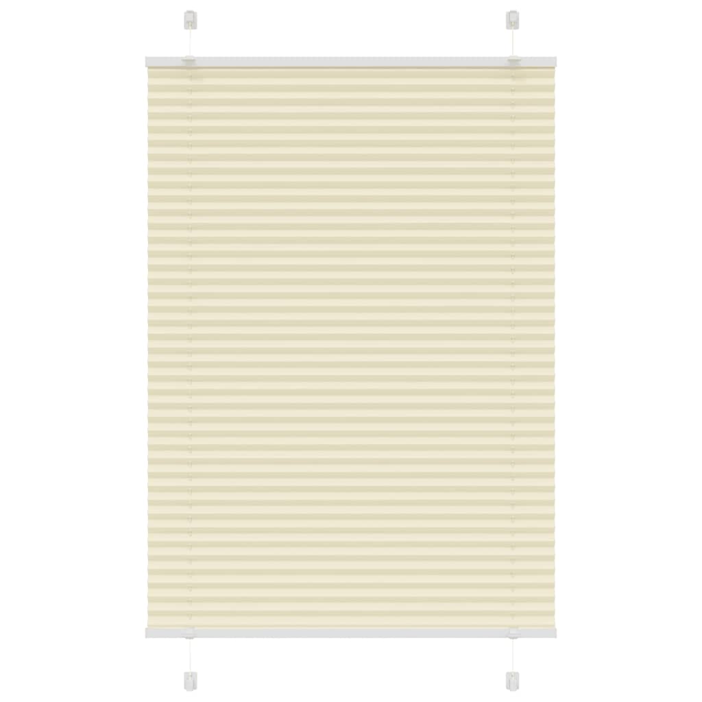 Cream Pleated Blind 95X150 Cm Fabric Width 94.4 Cm