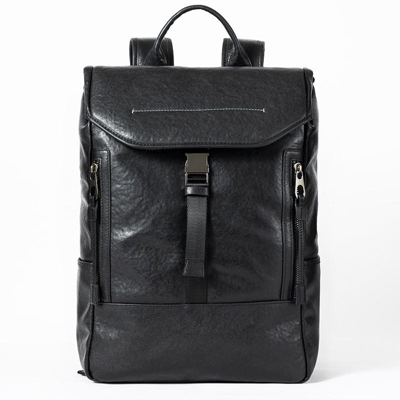 Real Cowhide Men s Backpack Genuine Leather Business Commuting Vegetable Tanned Large Capacity Fashionable Computer Bag Men