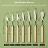7Pcs/Set Stainless Steel Oil Painting Knives Artist Crafts Spatula Palette Knife Oil Painting Mixing Knife Scraper Art Tools