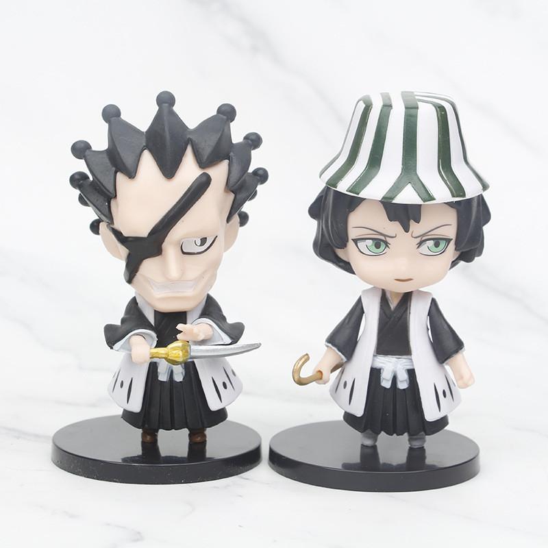 High-quality Pvc Bleach Anime Figurine Ichigo Hitsugaya Car Decoration Blind Box Toy