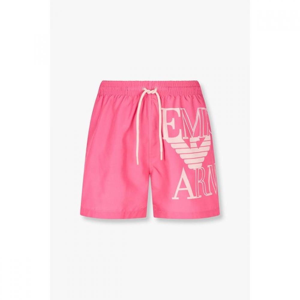 Emporio Armani Men S Big Logo Print Swim ShortS 0816121160 M(100)