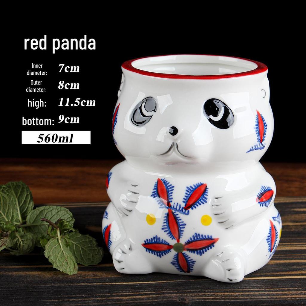 Hawaiian Tiki Zombie Skull Ceramic Cocktail Glass