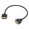 Xiwai DVI Stecker auf Buchse Verlängerungskabel Dual Link Digital Video für und Fernseher 24+1 50cm, DVI-D Monitore, Projektoren,