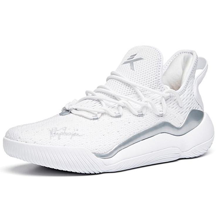 New Anta Light Cavalry 5 Cushioning Breathable Lightweight Low Top Basketball Shoes Men's Jade White 112021608-11
