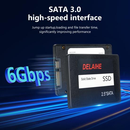 1/2/4TB SATA 3 2.5-inch SSD Speed Up To 545MB/s Read 530MB/s Write PC Desktop Laptop Internal Solid State Drive Computer Accessories