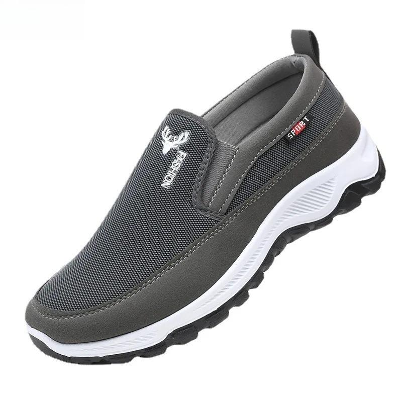 Herren-Laufschuhe, Wanderschuhe, atmungsaktiv, orthopädisch, Reise-Plimsolls, zum Reinschlüpfen, bequem für Outdoor-Aktivitäten, Wandern, Spazierengehen