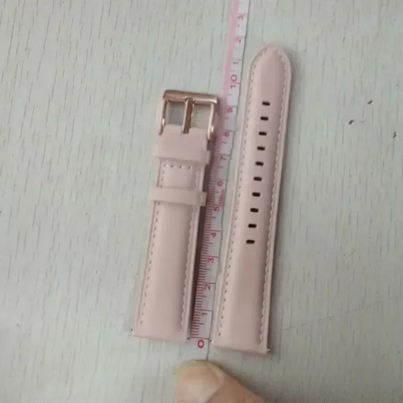 22mm 20mm Lederband für Samsung Galaxy Watch 3 41mm 45mm Armband für Active 2 / Watch 4 Watch5 Watch6 Ersatzarmband