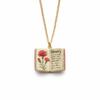 Copper Birthday Necklace Month Design Sense Necklace New Book Pendant Necklace  for Women