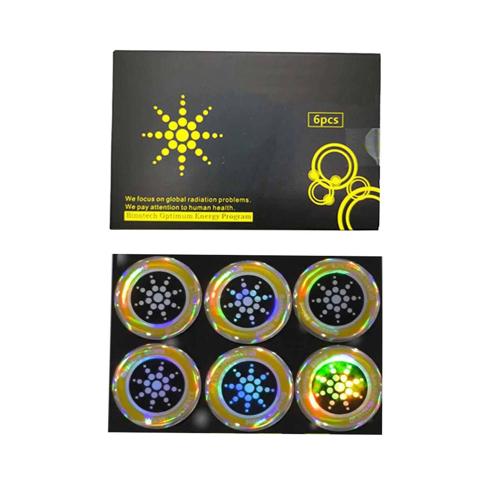 

Шестипакет Энергия Радиационный Экран Радиационная Наклейка для Телефона с Защитой от Радиации Отрицательных Ионов для Мобильного Телефона One Size