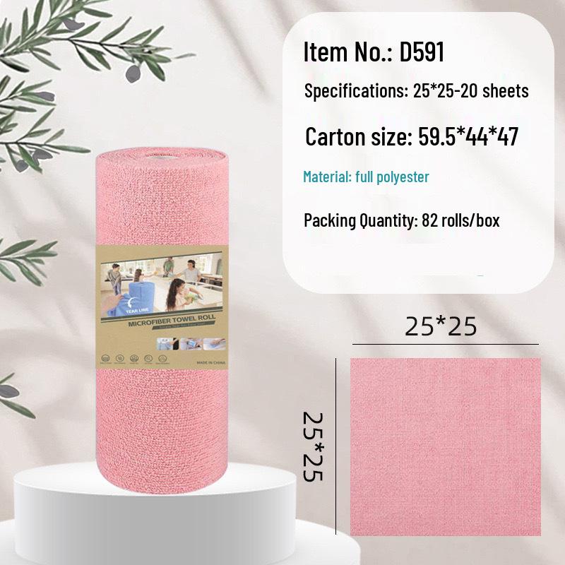 Tear-off Thick Absorbent Weekly Disposable Dishcloth for Kitchen Cleaning