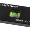 0-999.95° 4 in 1 Digital Angle Finder Digital Display with Horizontal Vertical Bubble Digital Protractor 230mm Portable