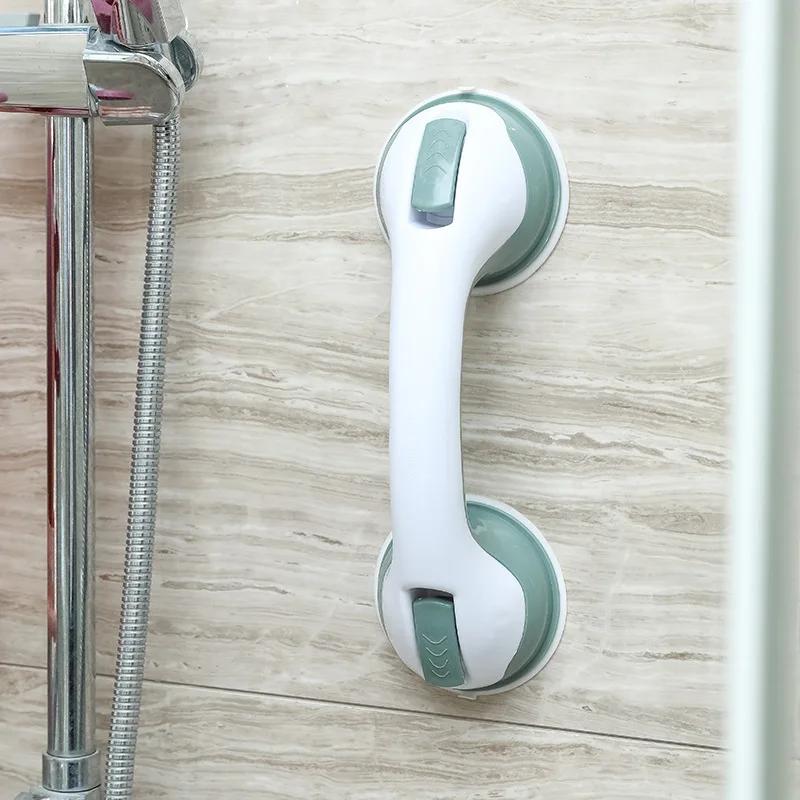 1 Suction Cup Handle Toilet Bathroom Bathroom Handrail Railing Elderly Non-Slip No-Punch Toilet Handrail