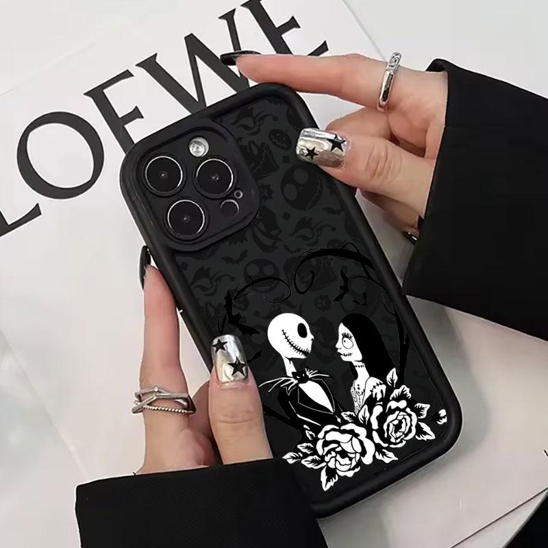 The Nightmare Before Christmas Jack Sally Skellington Case For Apple iPhone 17E 15 16 14 13 12 11 17 Pro Max Air Plus 16E Cover