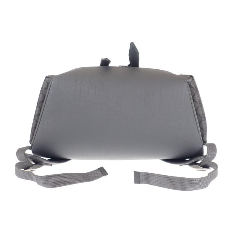 Gucci 598140_FABHU_8863 Backpack Â· Daypack Gray/black GG Supreme Canvas Mens