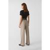 Straight Fit Fabric Pants