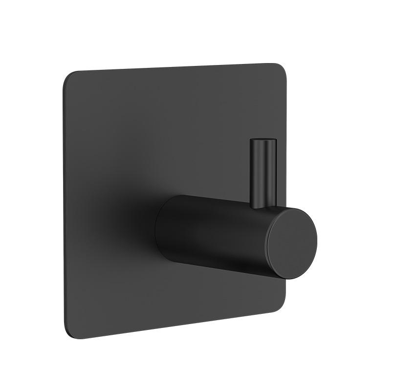 Stainless Steel No-Drill Adhesive Hook for Bathroom & Toilet Storage