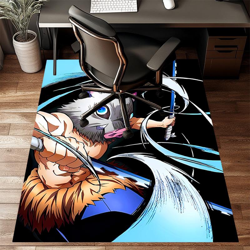 1pc Demon Slayer3 Design Printed Area Rug Carpet for Bedroom Living Room Home Decor Rugs Mat Non Slip Mat Rug for Bedside