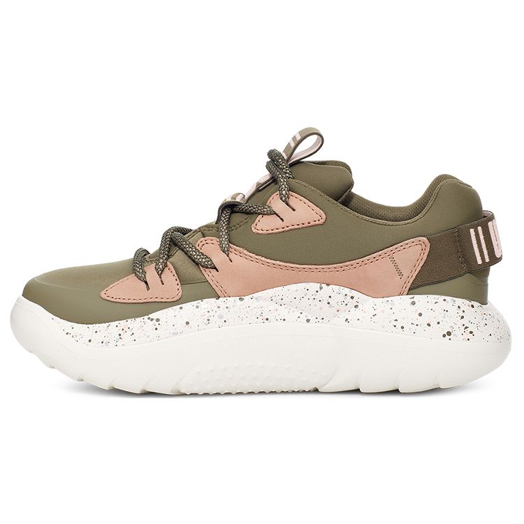 UGG La Cloud Lace Breathable Low-Top Running Shoes Women sneakers Dark-Olive 1123715-BTOL 37