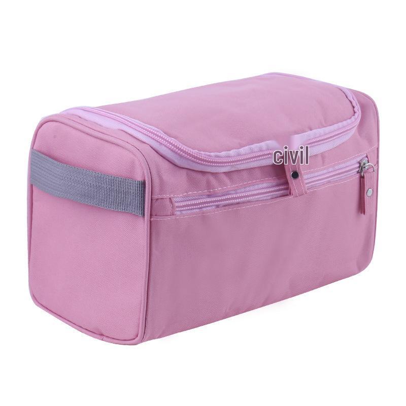 Men's Cross-border Outdoor Portable Toiletry Bag with Side Handle and Hook - Large Capacity Travel Storage