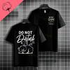 Unisex  Unisexs Funny Do Not Disturb Bear Graphic Tshirt 100 Cotton Short Sleeve Round Neck Fashion Casual Tshirt
