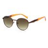 Metal P Home Prad * Sunglasses Men And Women High Sense Big Name Small Round Frame 7805
