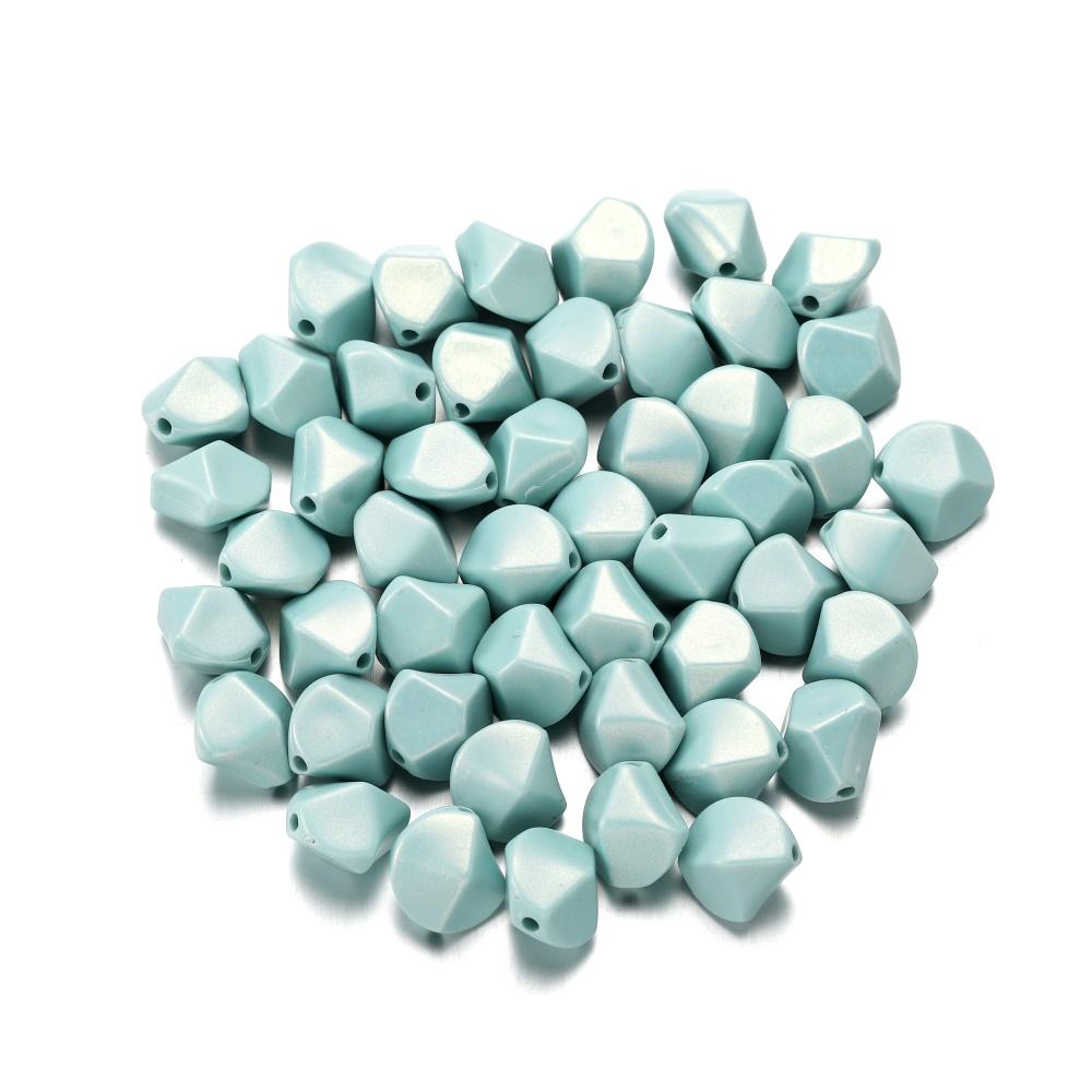 20pcs/lot Multicolour Acrylic Polyhedral Shaped Beads Loose Bead Handmake Bracelet Necklace For DIY Jewelry Making Accessories