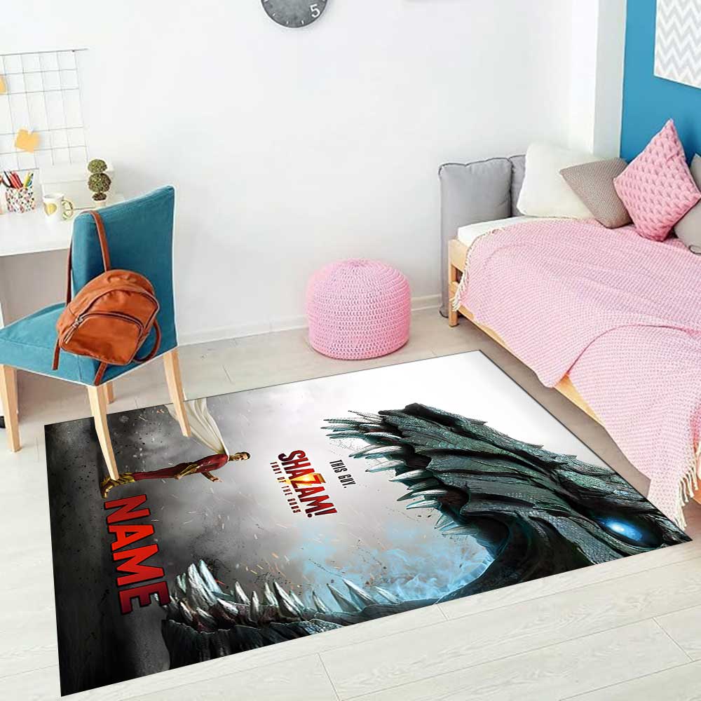 Warner Bros. Works (4) Customize Your Name Rug, Office Chair Cushion, Home Bedroom Living Room Gift.