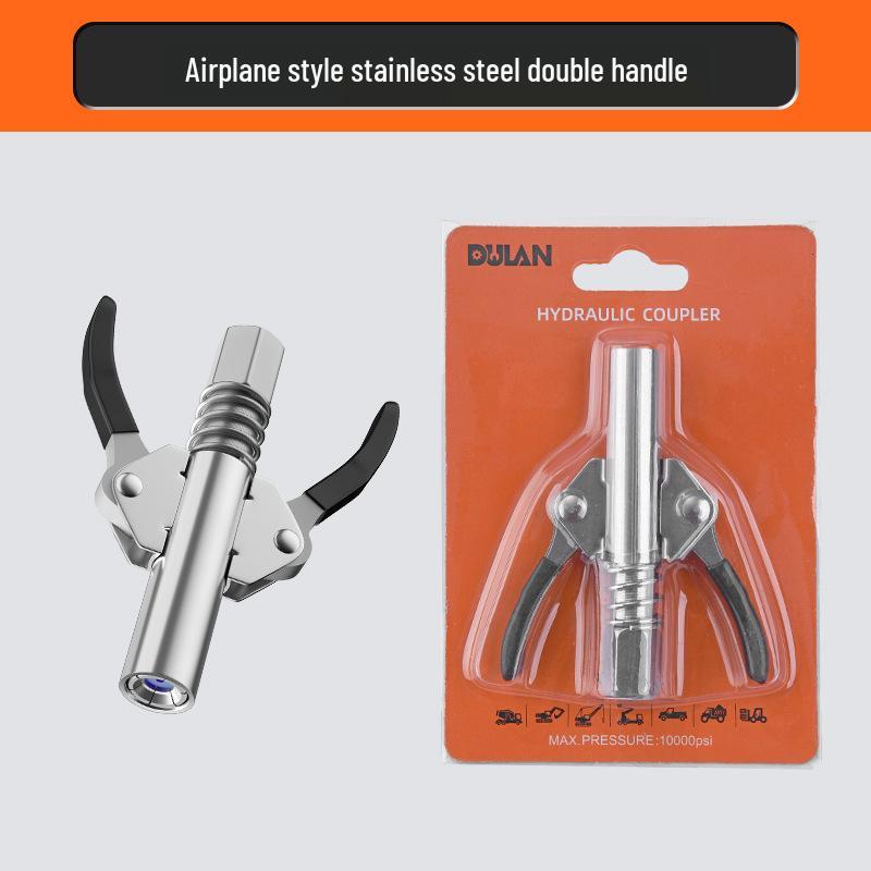 Self-Locking Grease Gun Nozzle – High-Pressure Locking Pliers Type Accessory
