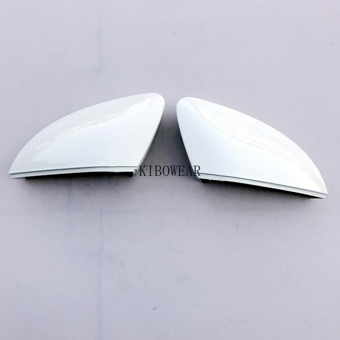 Side Wing Mirror Cap Frame Glass Bottom for Skoda SuperB III 3V3 3V5 2016  Auto Replace Cover Housing White Black Trim