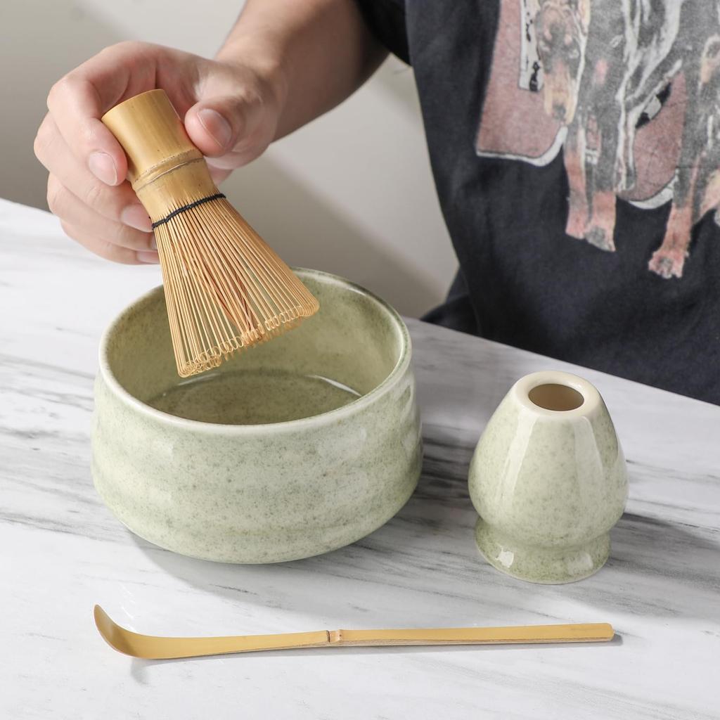Matcha Bowl Tea Ceremony Matcha Utensil Tea Ceremony Matcha Tea Tea Tea Whisk Tea Whisk Tea Scoop Set, Set, Set, Utensils, Ceremony, Bowl, (100-piece