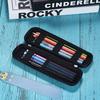 Pen Pencil PPT Pointer Holder Makeup Brush Bag EVA Hard Shell Case Stationery Pouch Box Black