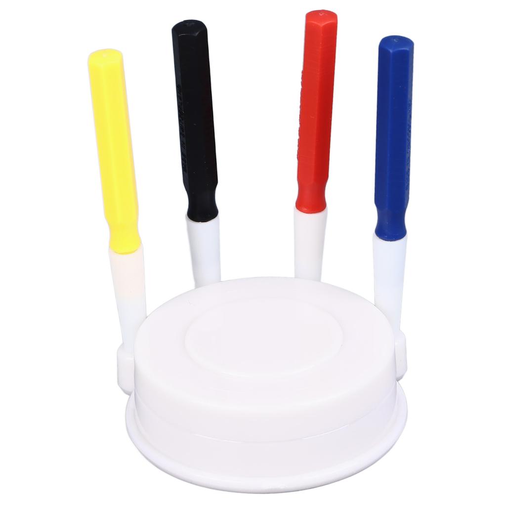 Watch Oiler Set 4 Tip Sizes 3 Recesses Oil Cup Oil Pen Watch Repairing Accessory for Watches Clocks Toys